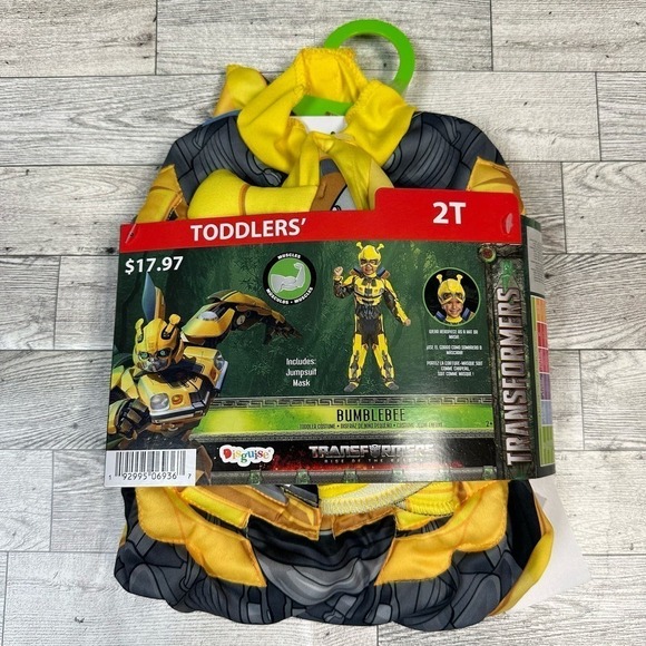 Transformers Bumble Bee Costume | 2T | Yellow & Black by Disguise - Picture 1 of 3